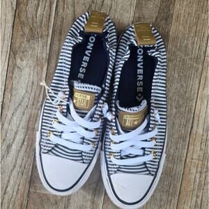 Converse Chuck Taylor All Star Shoreline Slip Striped Sneakers Womens Size 6.5